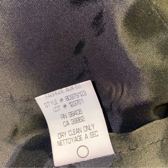 THEORY Black Wool Blend Blazer Women’s Size 4 Classic One Button Style - Picture 6 of 12